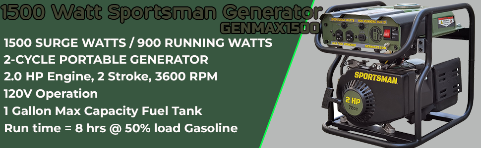 1500 Watt Sportsman Generator