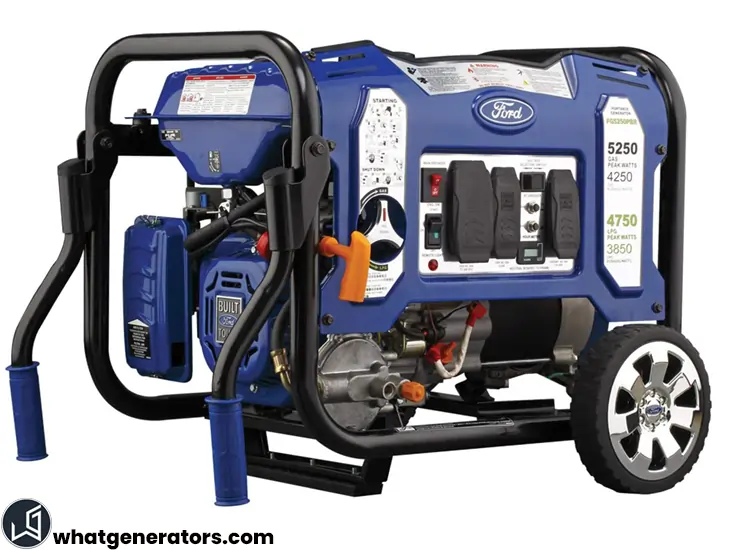 Ford 5,250W Dual Fuel Portable Generator with Switch & Go Technology and Remote Start