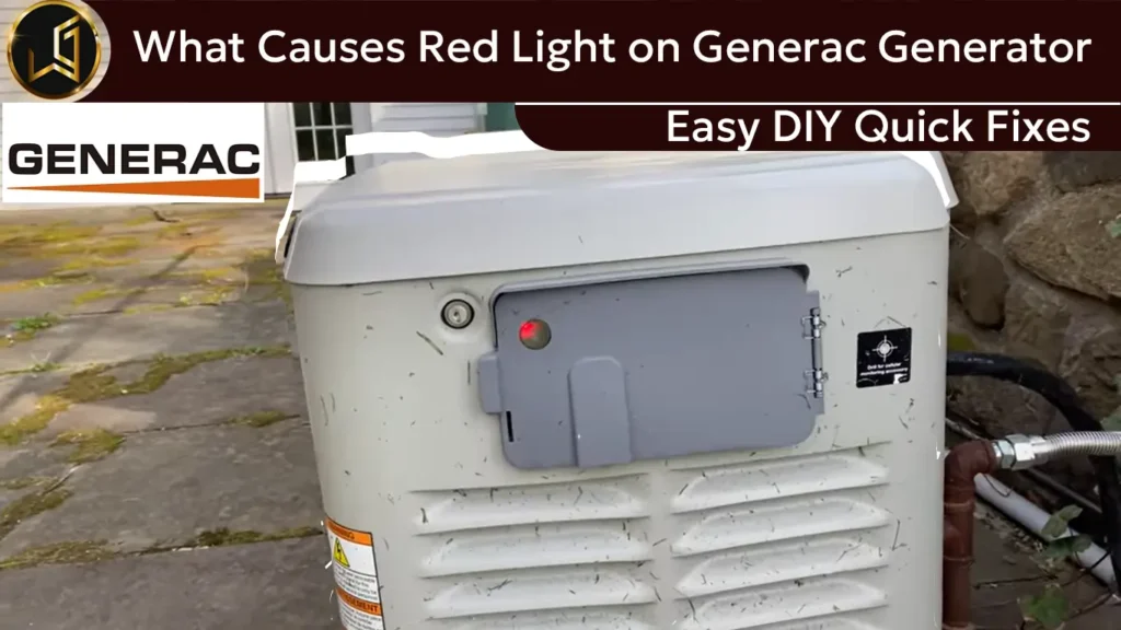 Red Light on Generac Generator How to Solve it