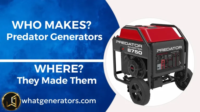 who makes predator generators