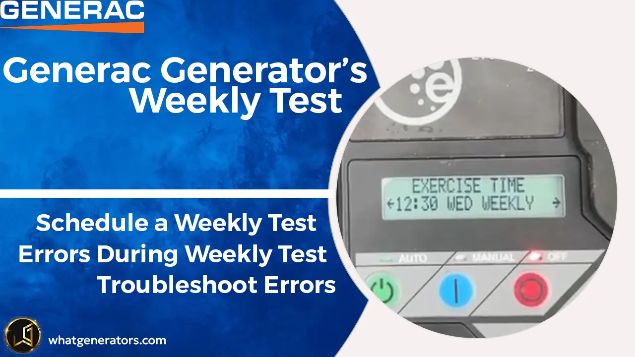 generac generator weekly test