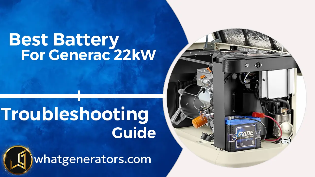 best battery for generac 22kw generator