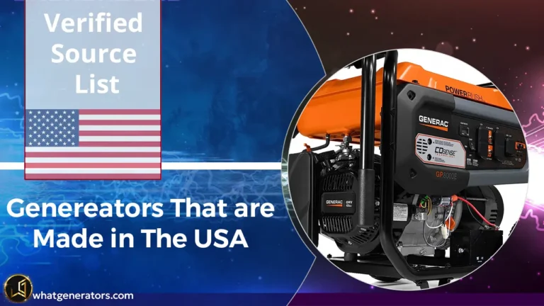made in the usa generators